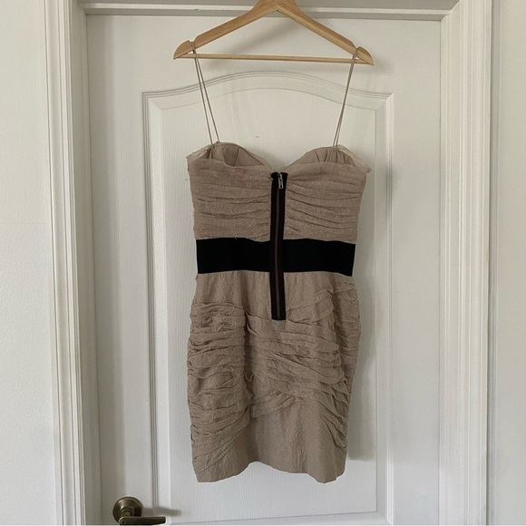 Foley +Corinna Wrinkle Gauze Lagenlook Style Mini Cocktail Dress Size Large - Picture 8 of 8